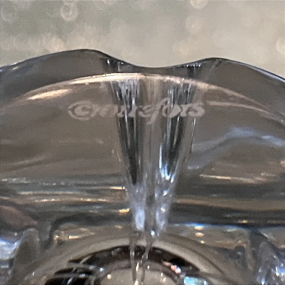 Vintage Orrefors Crystal Tulip Vase 6.5 Inch~Beautiful!